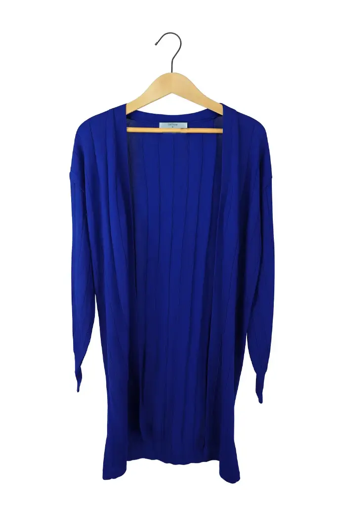 Electric Blue Long Cardigan